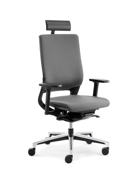 Mera Büro-Drehstuhl (Mer99k) mit Nackenstütze *Klimastuhl mit Sitzheizung*