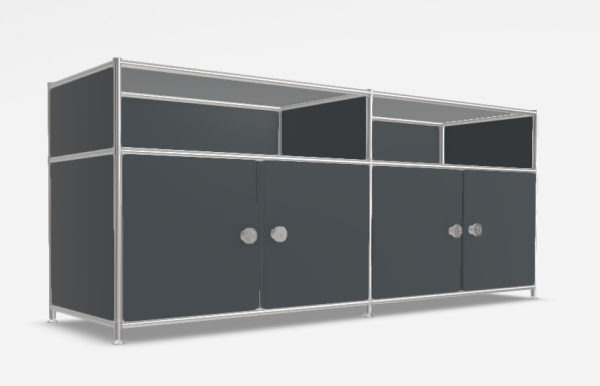 Sideboard Viasit System4 mit einem Fachboden