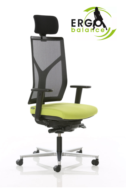 Rovo Chair Bürodrehstuhl R16 3040 Ergo Balance mit Kopfstütze