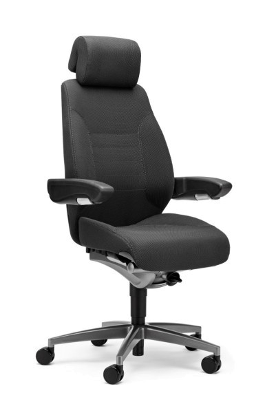 Giroflex 60 24h-Sessel mit Polsterrücken und optionaler Kopfstütze
