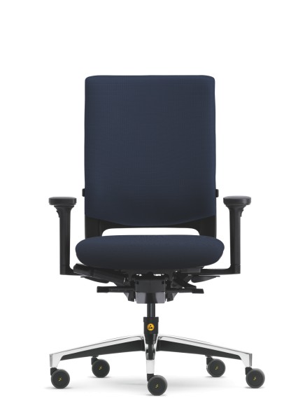 Mera Büro-Drehstuhl (Mer98) mit hoher Rückenlehne und Kunststoffschale