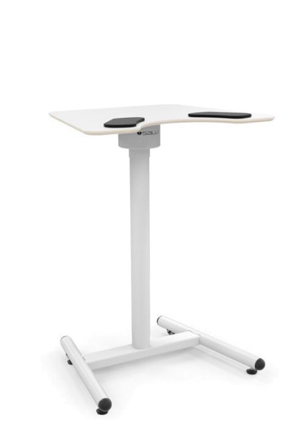 Höhenverstellbarer Schreibtisch Small Desk Salli Höhe: 74–118 cm