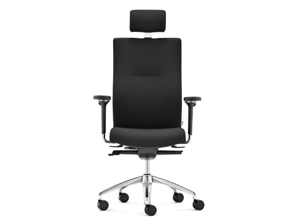 Bürodrehstuhl fm Startup II mit hoher Rückenlehne und Kopfstütze