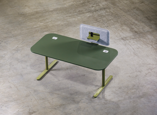 Reiss Trailo Schreibtisch mit optionaler elektischer Höhenverstellung - Tischplattenform rechteck