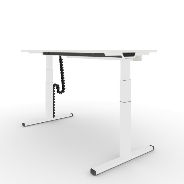 Schreibtisch Styles C-Fuß-Gestell Höhenverstellung manuell 650-850mm