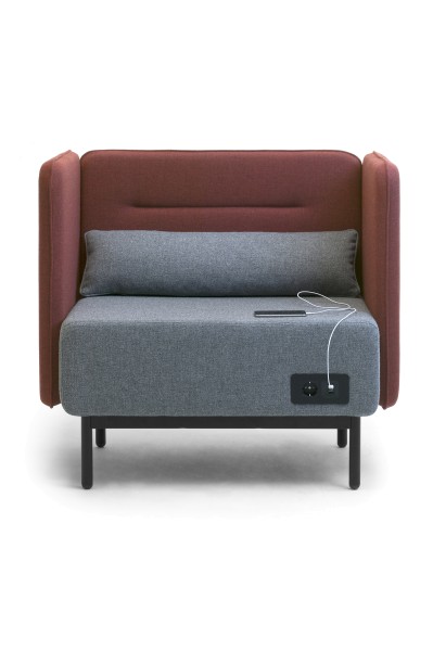 fm Büromöbel Dialog Sofa mit optionalen Sitzvarianten und Rückenhöhe