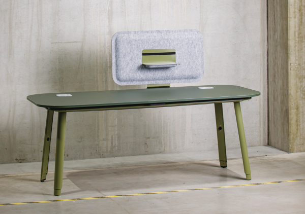 Reiss Trailo Schreibtisch/Besprechungstisch - Tischplattenform rechteck