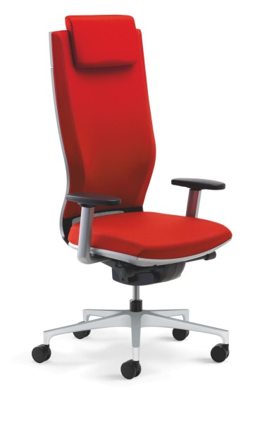 Klöber Moteo Perfect (mot79) Bürodrehstuhl mit hoher Rückenlehne und Nackenstütze