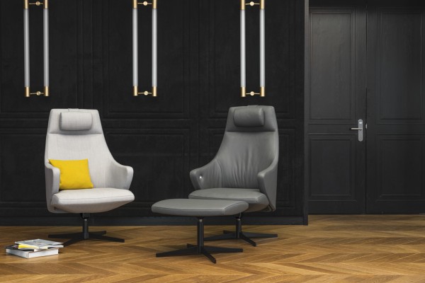 Design Züco 4+ Relax Loungesessel mit Armlehnen und Nackenstütze