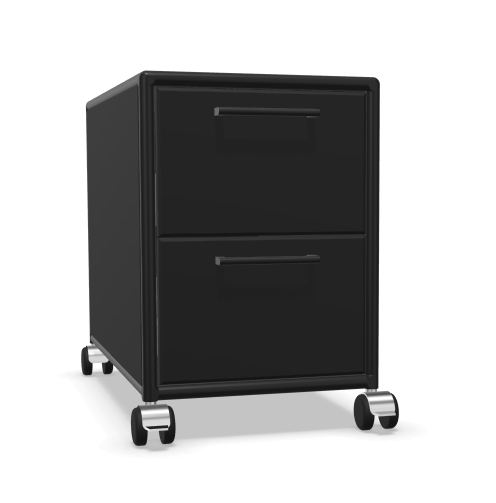 Bosse Rollcontainer 3/6 - Höhe: 52,4 cm-Black Edition